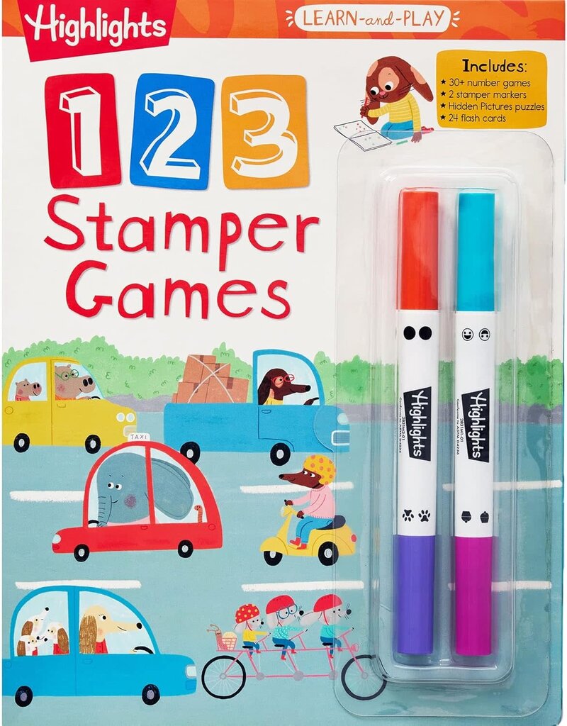 Penguin Random House LLC Workbook Highlights - 123 Stamper Games