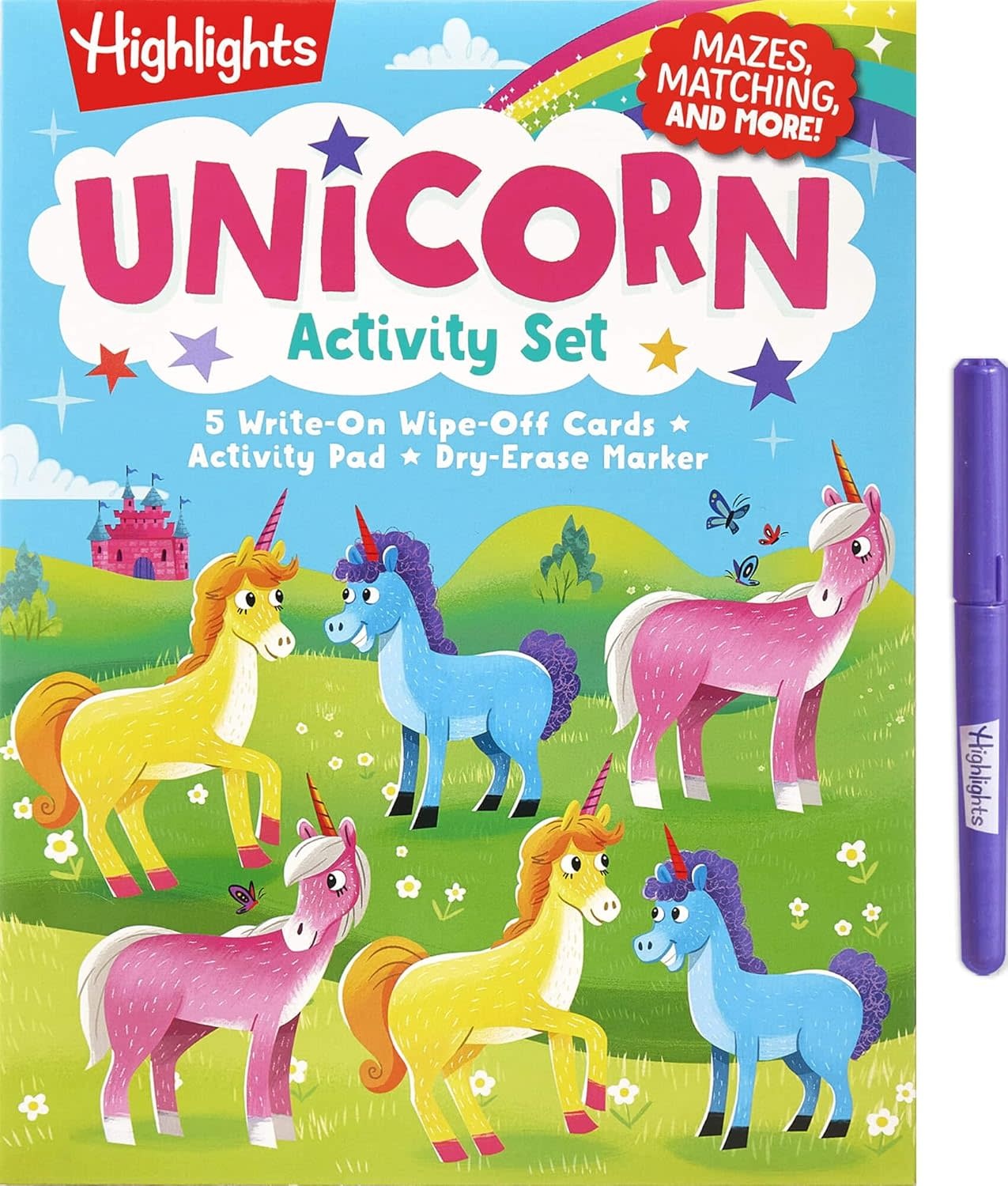 Heavy Light Activity Workout Highlights Unicorn Activity Set - Pow Science LLC