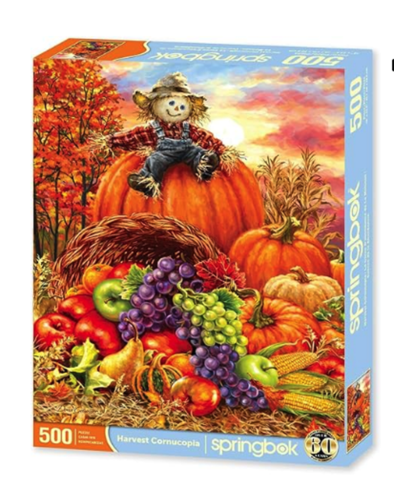 Springbok Puzzles Autumn Puzzle - Harvest Cornucopia(500Pcs)