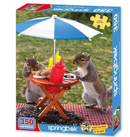 Springbok Puzzles Puzzle - Squirrel Feeder (350 Pcs)