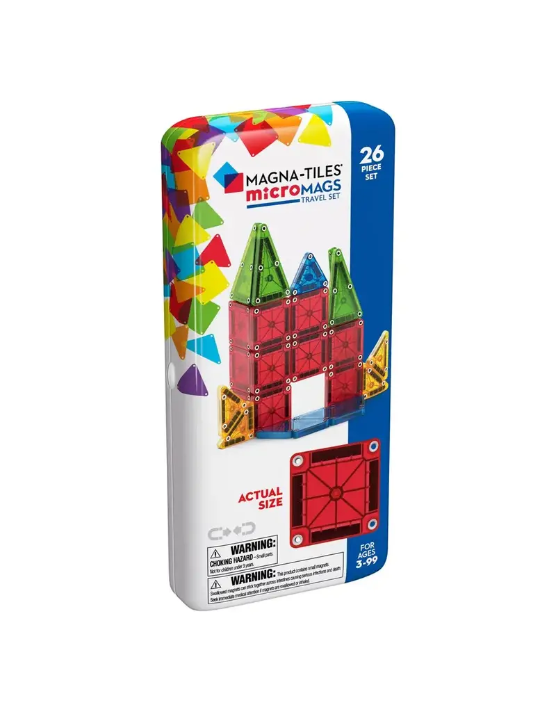 Magnatiles Magnetic Magna-Tiles MicroMags Travel Set