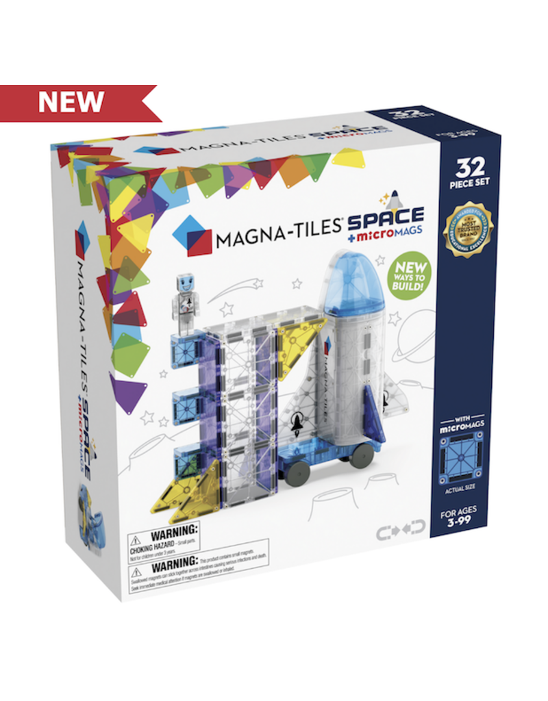 Magnatiles Magnetic Magna-Tiles Space 32 Piece Set