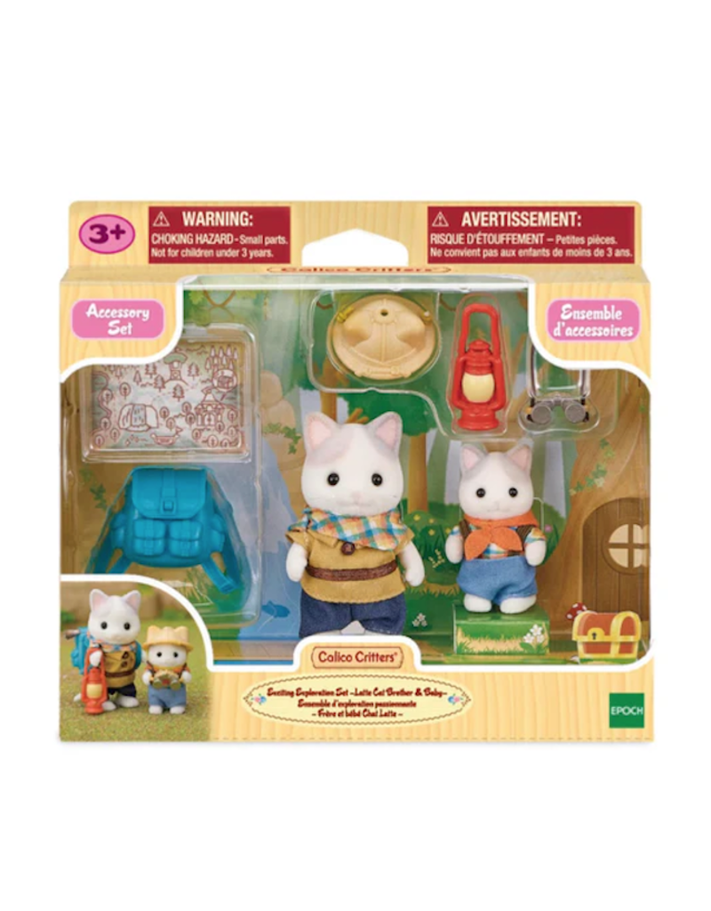 Calico Critters Calico Critters Exciting Exploration Set - Latte Cat Brother & Baby