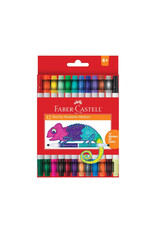 Faber-Castell Art Supplies DuoTip Washable Markers (Pack of 12)