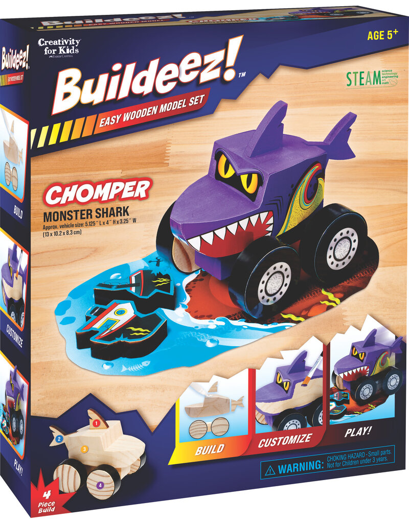 Creativity for Kids Craft Kit Buildeez! Monster Shark Chomper