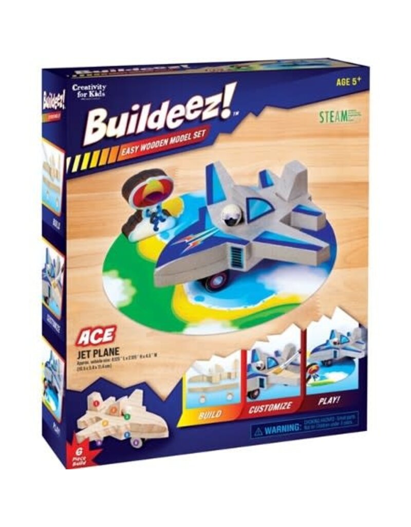 Creativity for Kids Craft Kit Buildeez! Ace Jet Plane