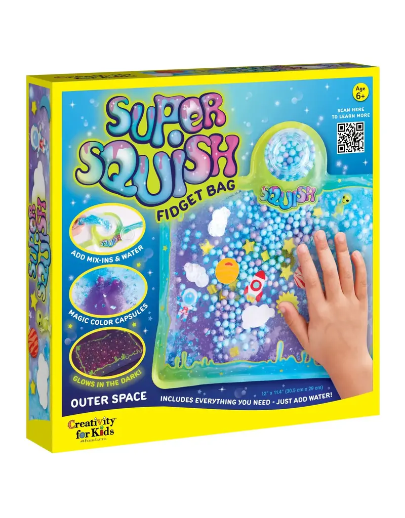 Creativity for Kids Craft Kit Super Squishy Fidget Bag Outer Space