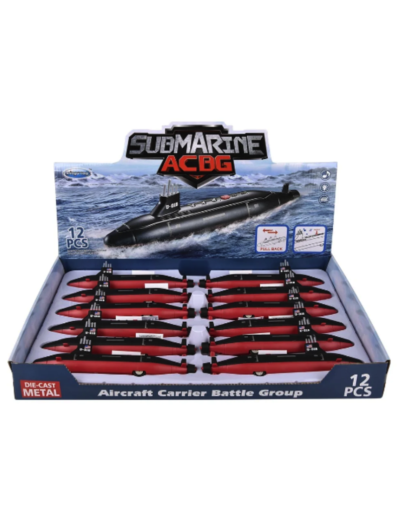 The toy network Die-cast Pull Back Submarine with Light & Sound ( Sold Individually)