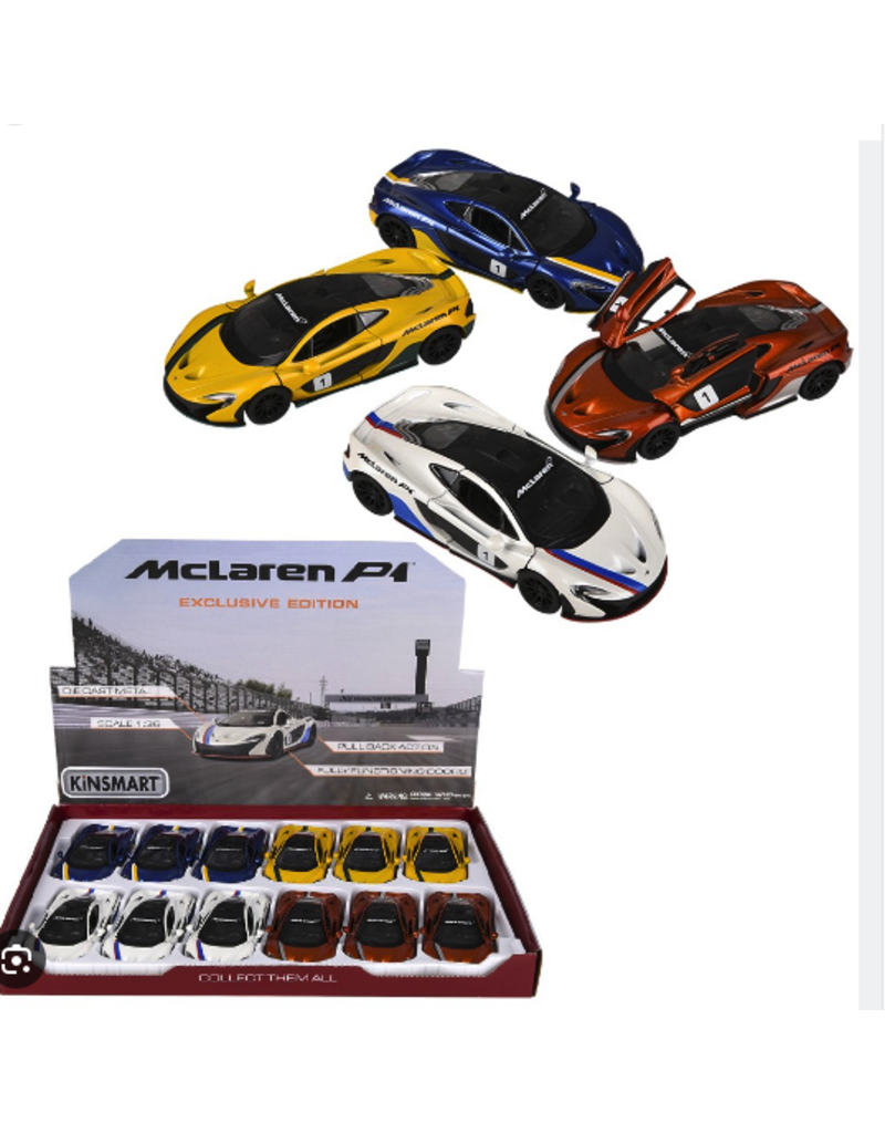 The toy network 5" Diecast Pull Back McLaren P1( Sold Individually; Colors Vary)