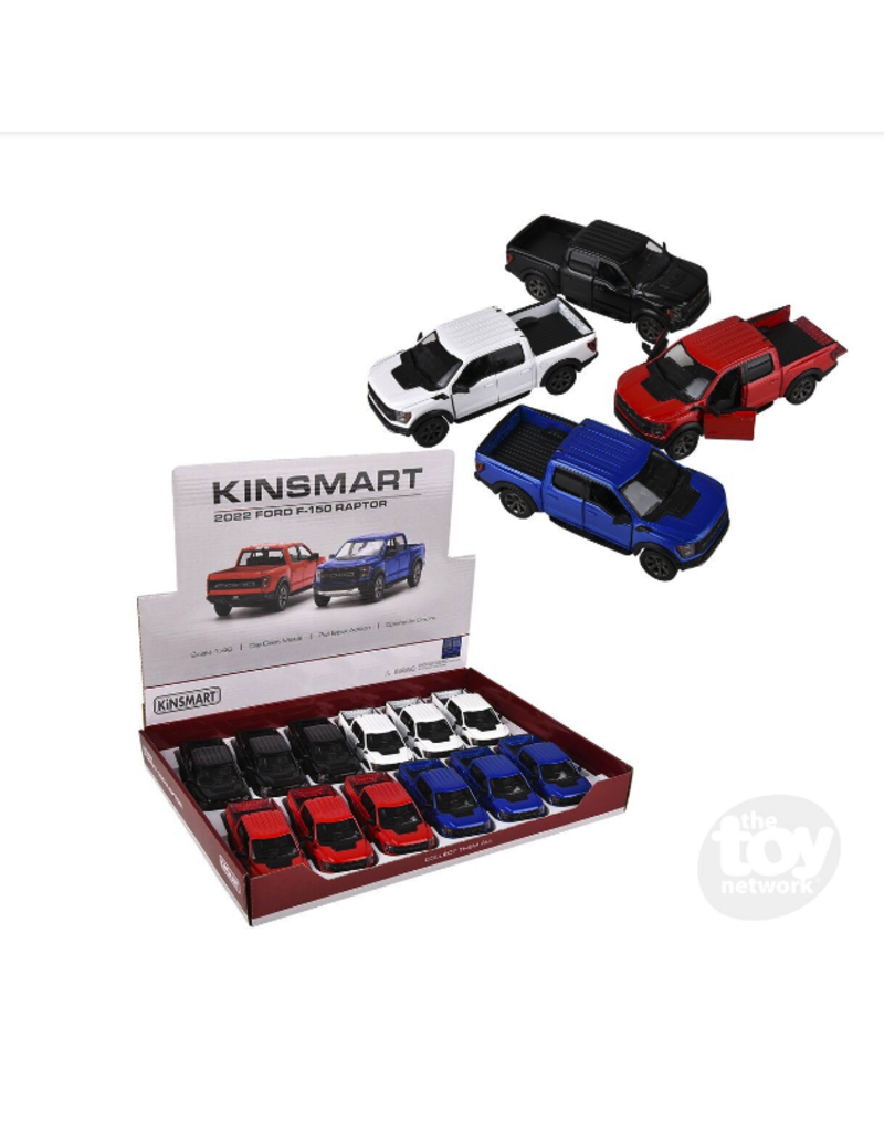 The toy network Die-cast Pullback 5" 2022 Ford F-150 Raptor (sold single)