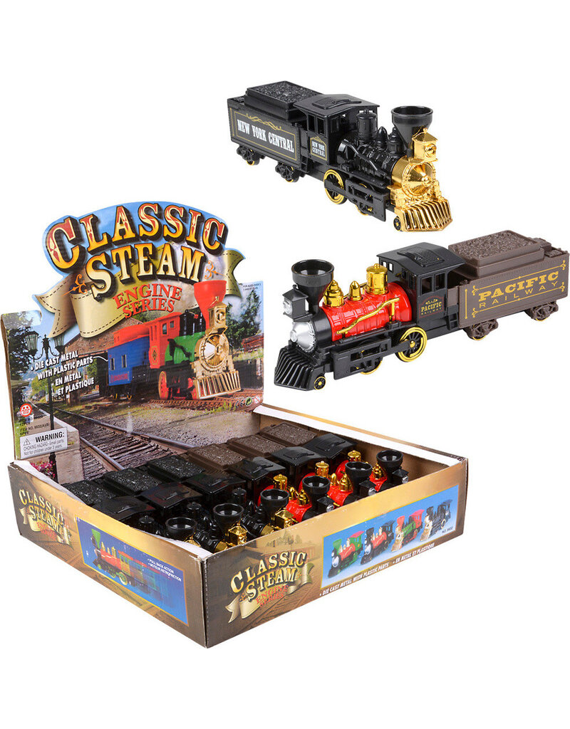 The toy network Die-cast 10" Steam Engine Locomotive