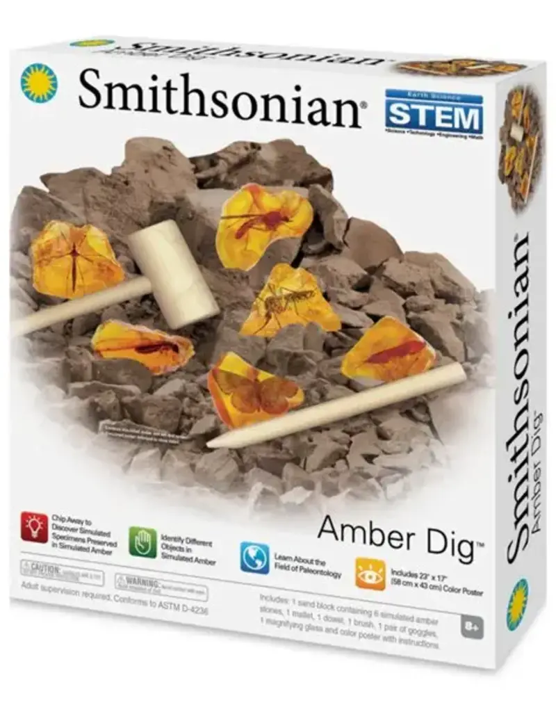 Toysmith Science Kit Smithsonian Amber Dig