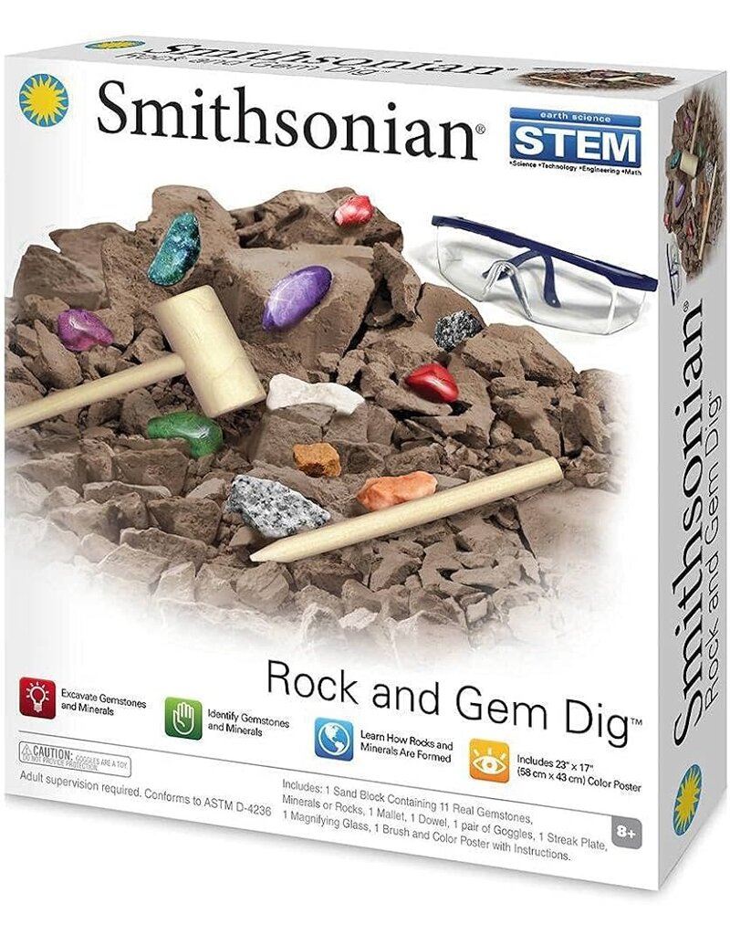 Smithsonian Dig Kit Smithsonian Rock and Gem Dig