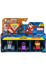 Spin Master Monster  Jam Mini Marvel Bundle ( Pack of 3)