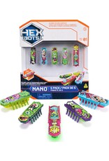 Spin Master Hex Bots Light Up Supercharged Nano Flash (5 Pack)