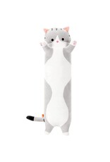 FAIRE Plush Long Grey Tabby Cat Plush (36")