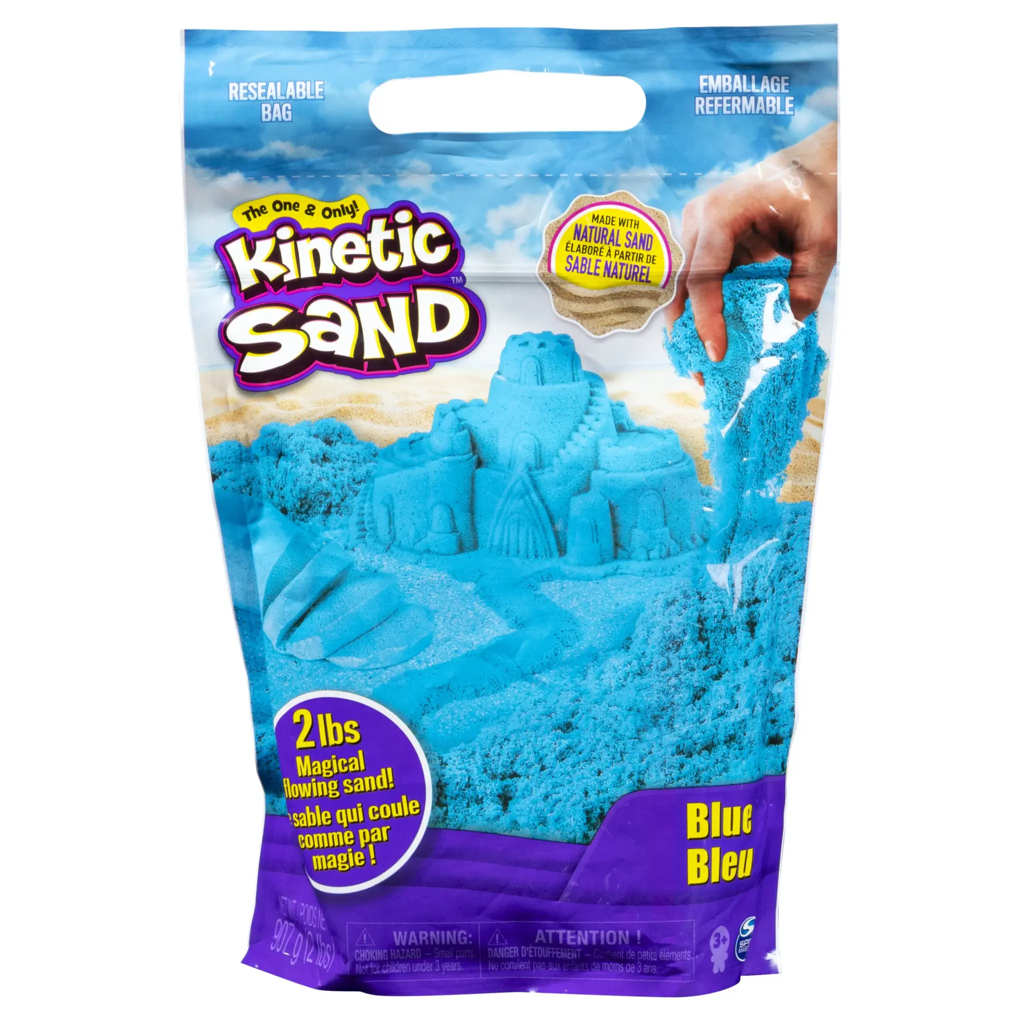 Kinetic Sand, Blue, 2 lb. Resealable Bag