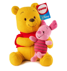 Gund Disney Winnie the Pooh & Piglet Knit Plush (10")