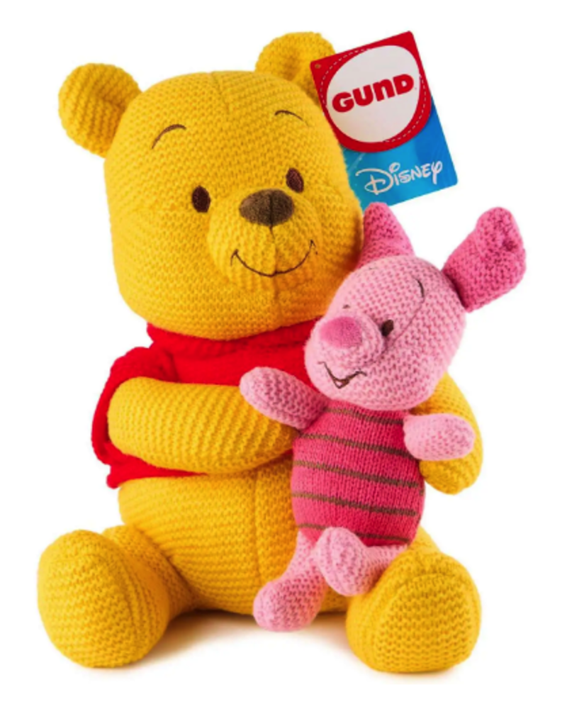Gund Disney Winnie the Pooh & Piglet Knit Plush (10")