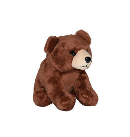 Wild Republic PocketKins Eco Brown Bear Plush (8")