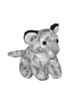 Wild Republic PocketKins Eco Snow Leopard Plush (8")