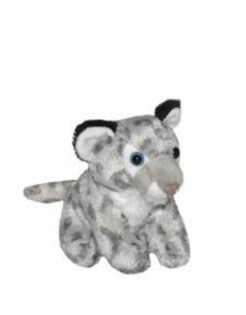 Wild Republic PocketKins Eco Snow Leopard Plush (8")