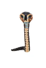 Wild Republic Plush Snake Coilkins Hooded Cobra (12")