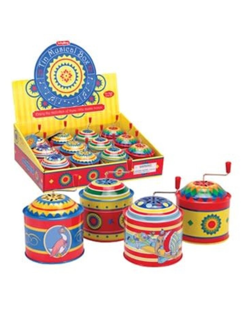 Schylling Toys Tin Music Box Toy (Assorted Styles)