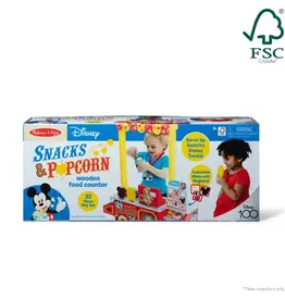 Melissa & Doug Pretend Play Disney Snacks Popcorn Food Counter