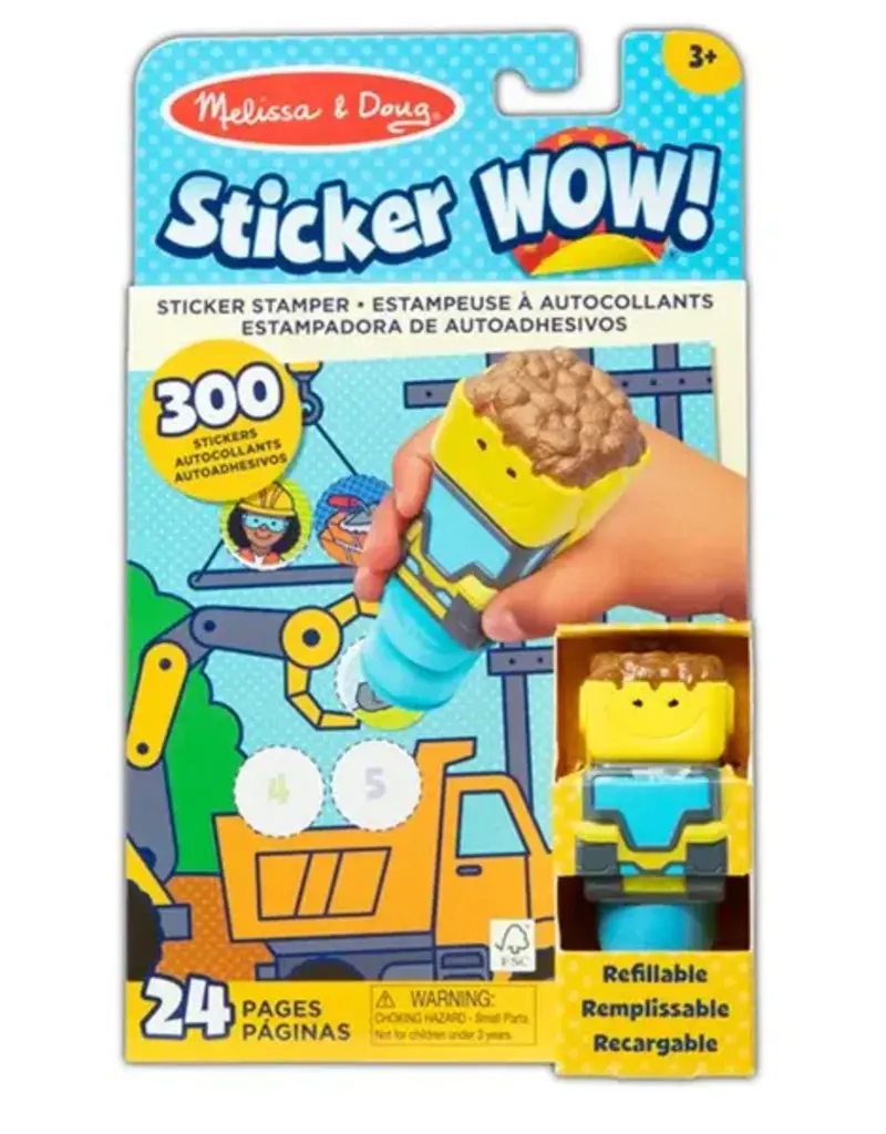 Melissa & Doug Sticker WOW! Activity Pad Set - Bulldozer