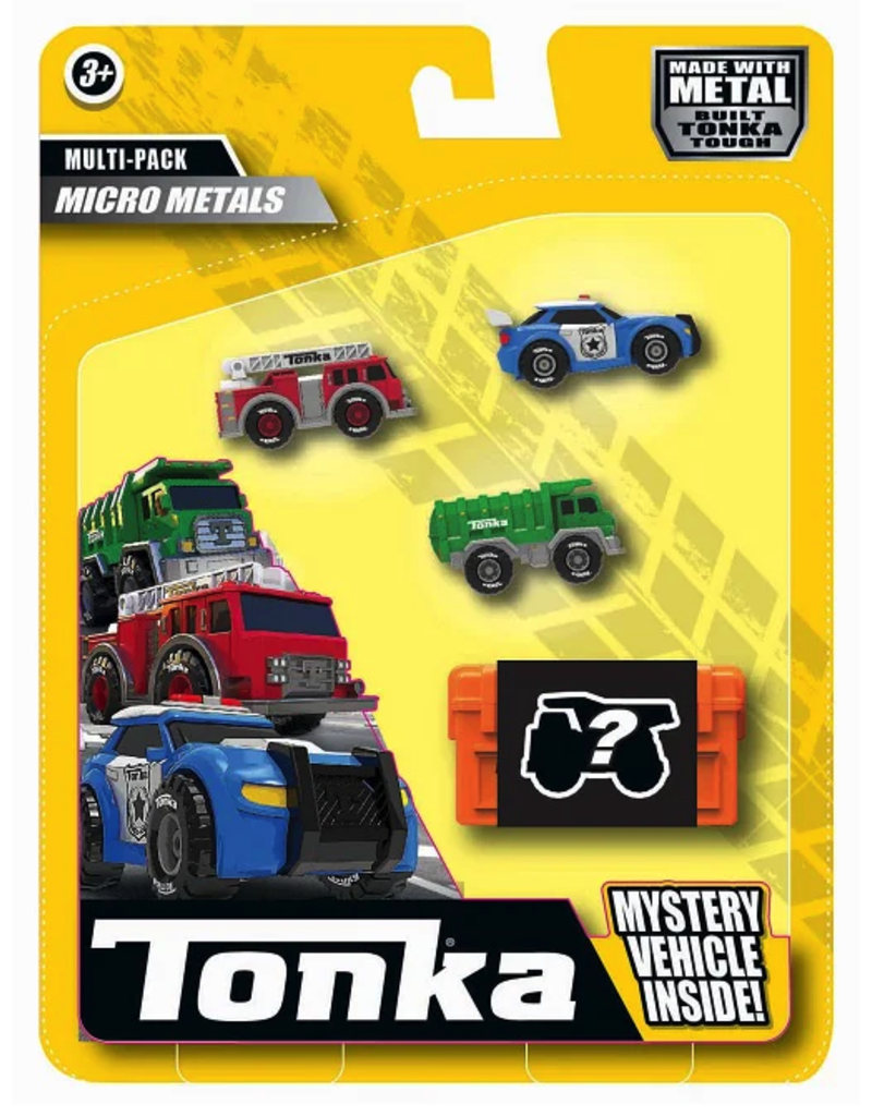 Basic Fun Inc. Tonka Micro Metals ( 4 Pack) - Multicolor