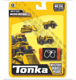 Basic Fun Inc. Tonka Micro Metals ( 4 Pack) - Yellow