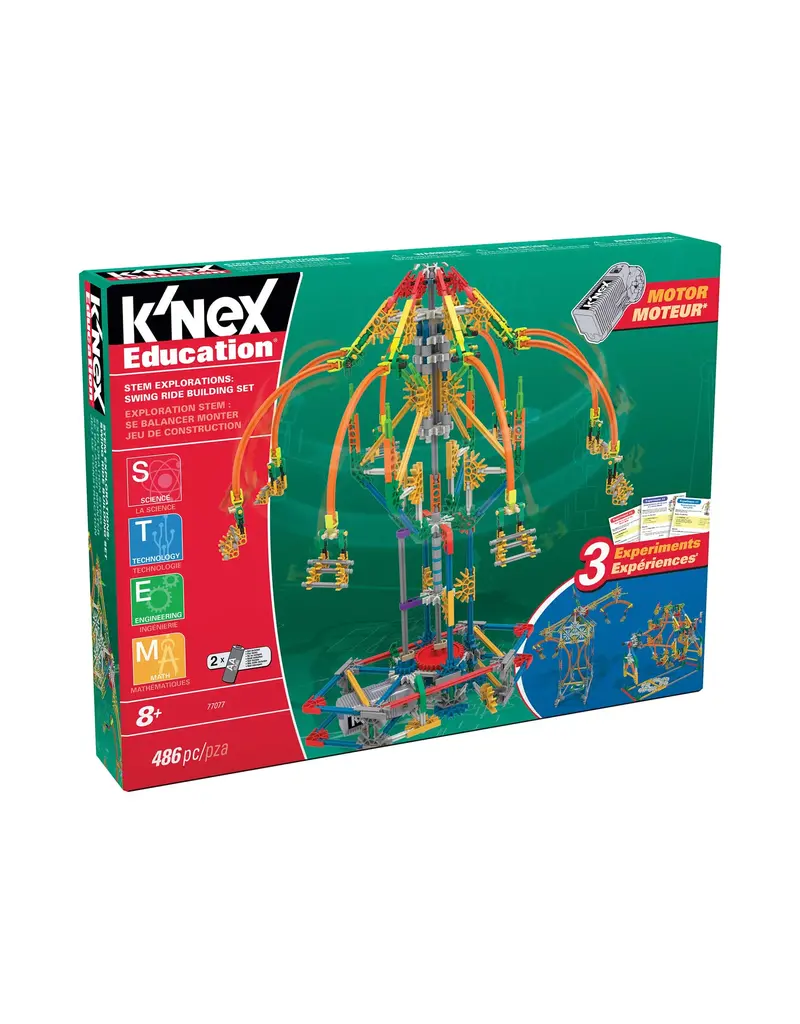 K nex STEM Explorations Swing Ride Building Set Pow Science LLC