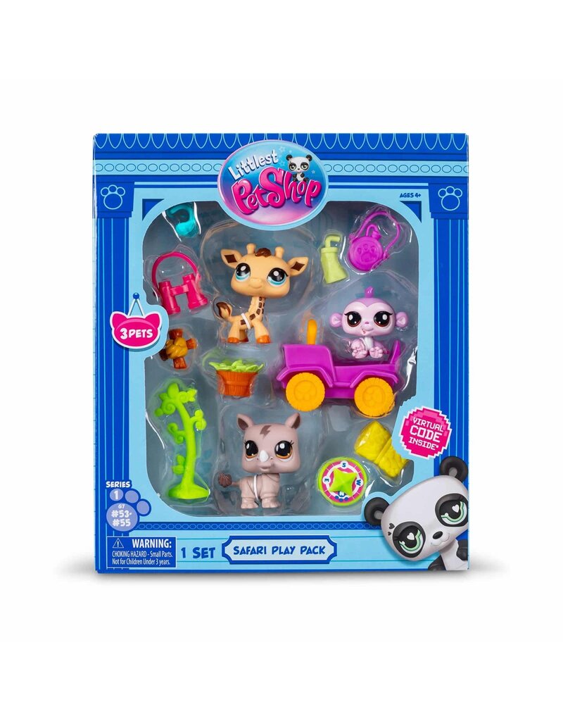 Schylling Littlest Pet Shop - Safari Play Pack