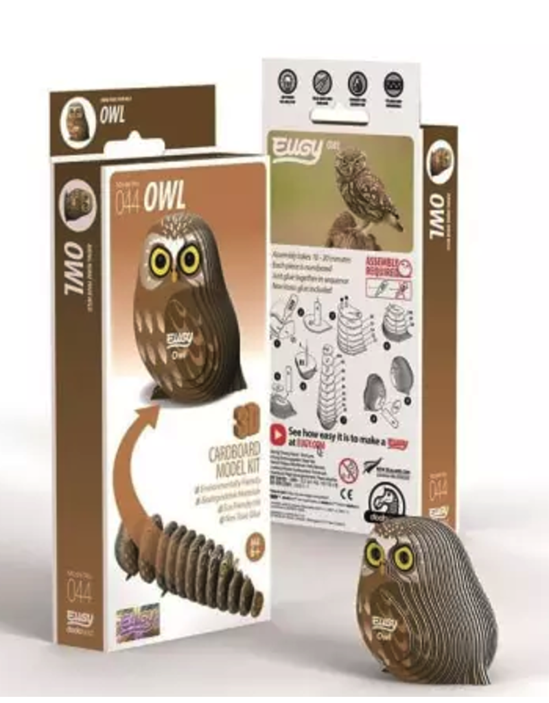 EUGY Owl 3D Puzzle