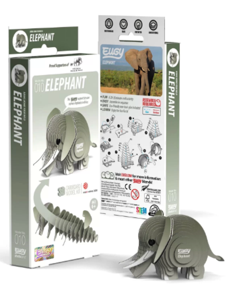 EUGY Elephant 3D Puzzle