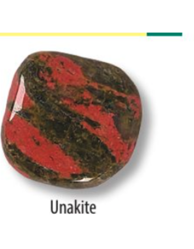 Squire Boone Village Rock/Mineral - Unakite Tumbled  1" (Sizes and Colors Vary; Sold Individually)