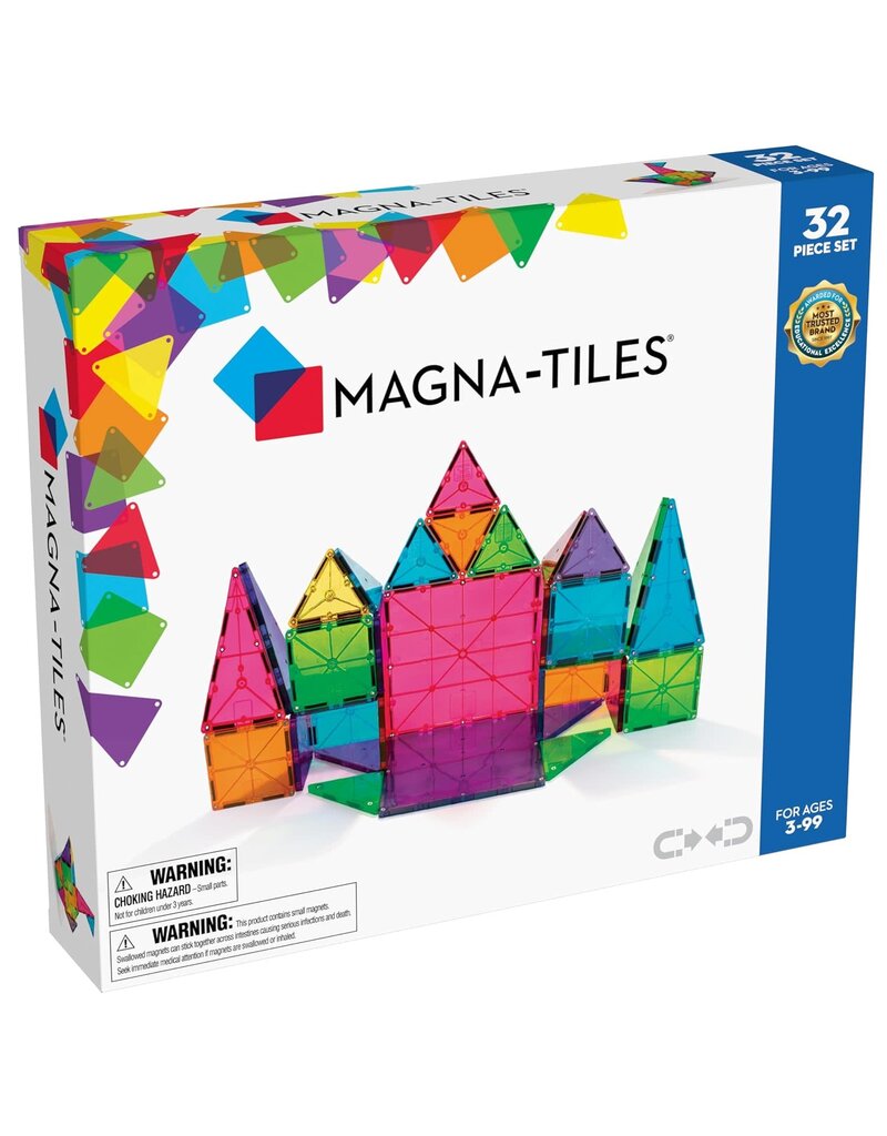 Magnatiles Magnetic Magna-Tiles 32 Piece Set