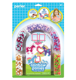 Perler Fused Bead Kit - Rainbow Ponies