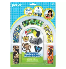Perler Fused Bead Kit - Jungle Animals