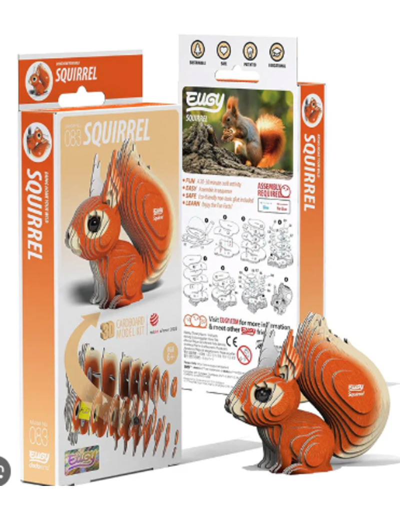 EUGY Squirrel 3D Puzzle