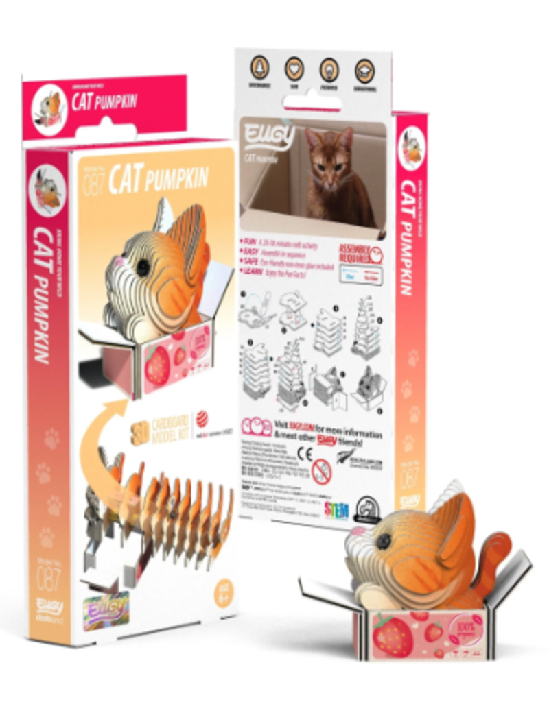 EUGY Cat Pumpkin 3D Puzzle