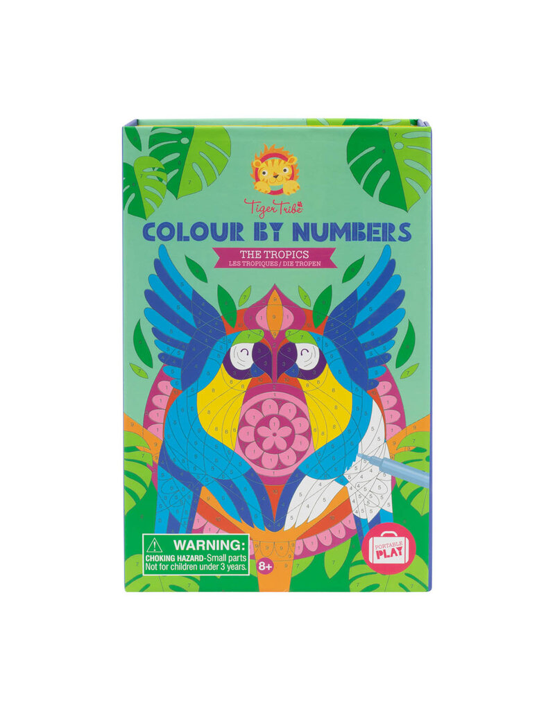 Tiger Tribe Tiger Tribe Color by Number - Tropics