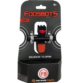 Fat Brain Toys Foosbots Series 3 Assortment - Fury (Black/Red)
