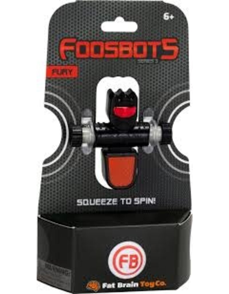Fat Brain Toys Foosbots Series 3 Assortment - Fury (Black/Red)