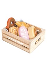 Le Toy Van Bakery Wooden Market Crate Bakers Basket
