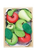 Le Toy Van Orchard Wooden Market Crate Apples & Pears Fruit