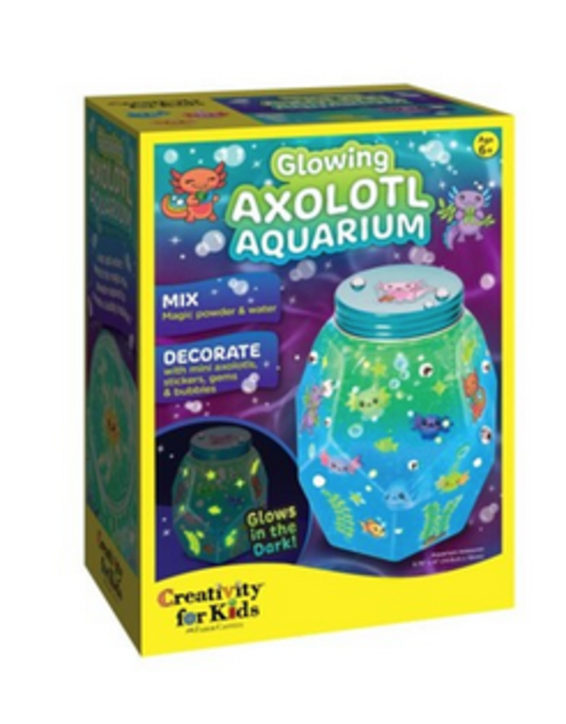 Creativity for Kids Glowing Axolotl Aquarium
