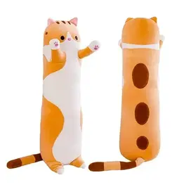 FAIRE Plush Long Orange Tabby Cat Plush (36")