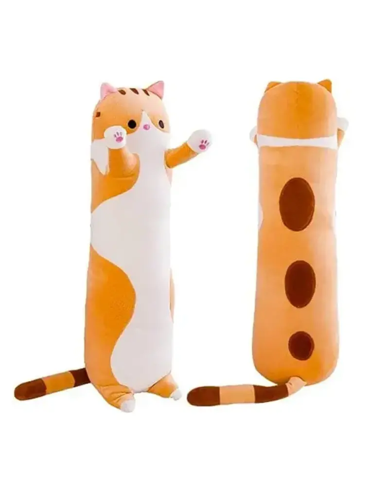 FAIRE Plush Long Orange Tabby Cat Plush (36")